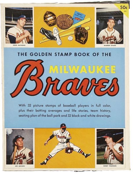Album 1955 Golden Stamps Braves
